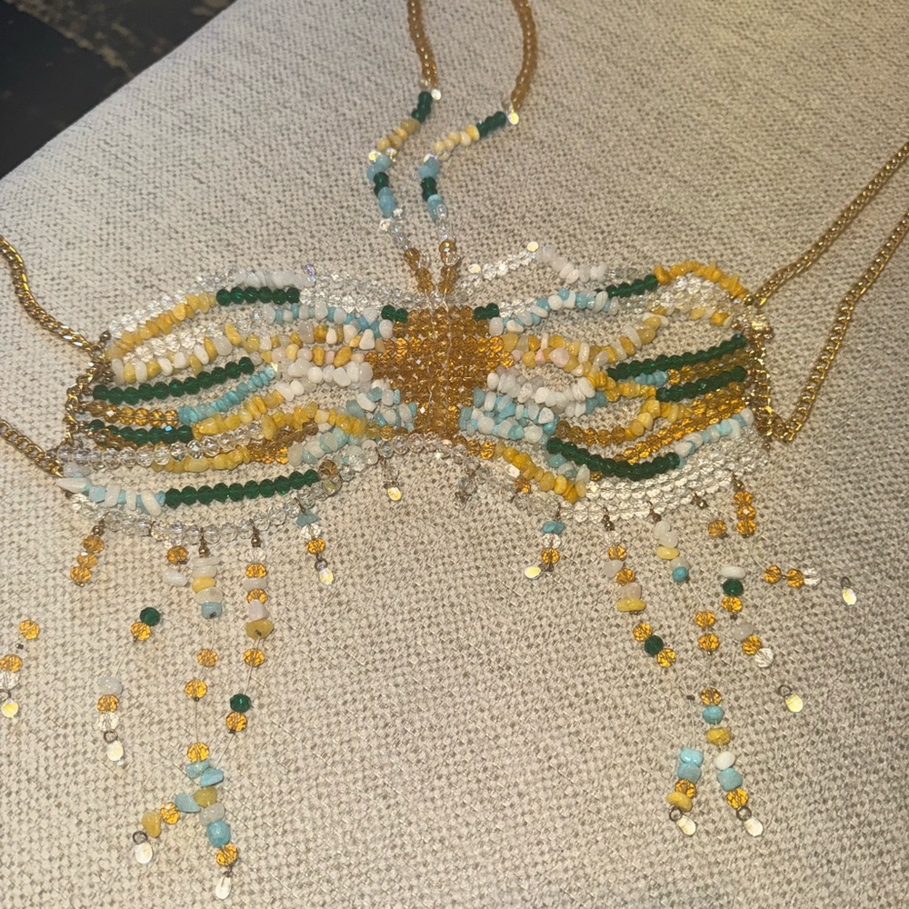 Custom Bejeweled Bralet